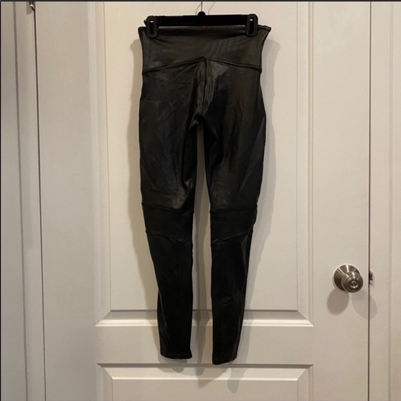 Spanx Faux Leather Moto Leggings - Picture 9 of 10
